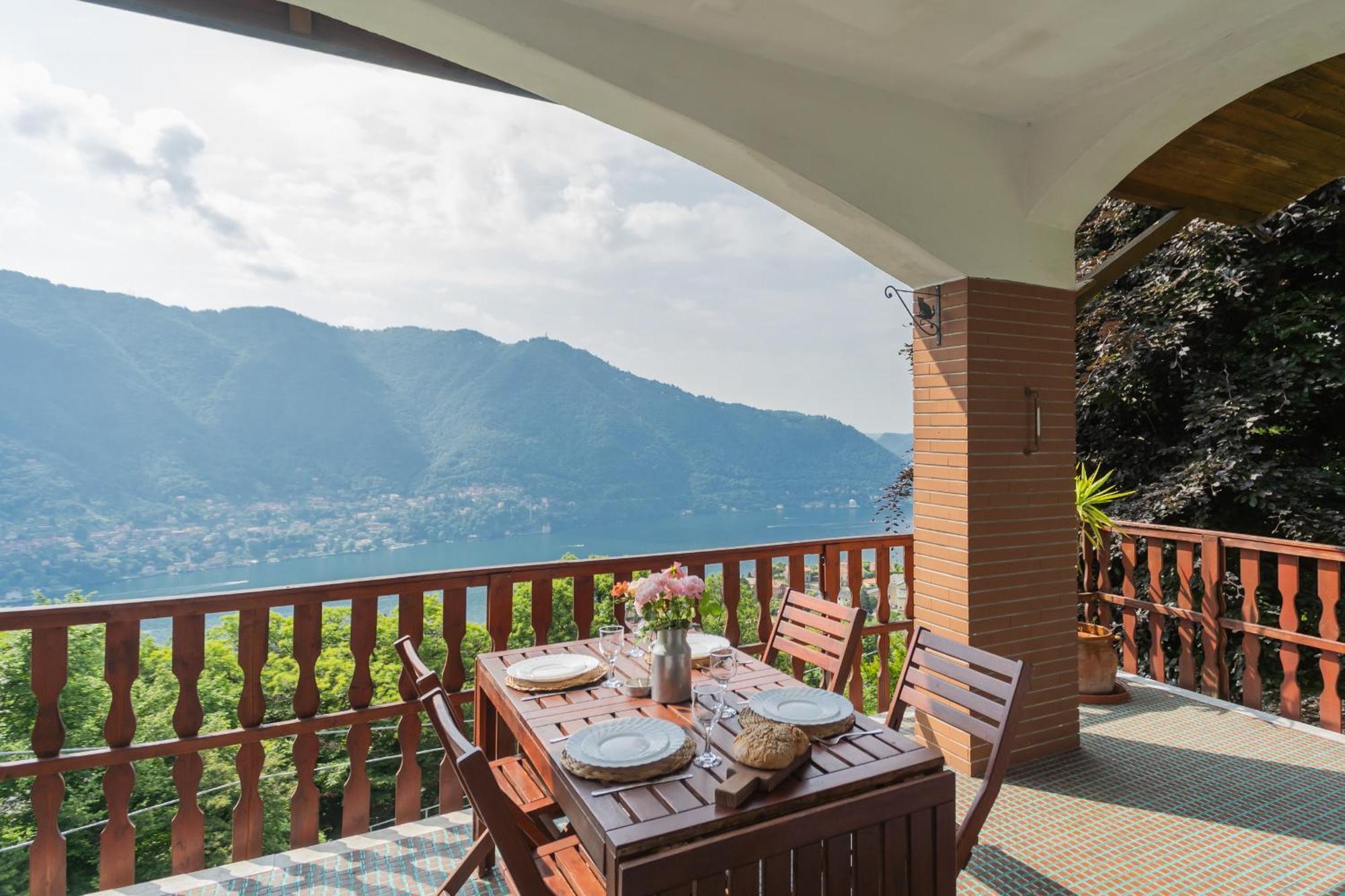 Top Lake View Villetta By Rent All Como Cernobbio Exteriör bild