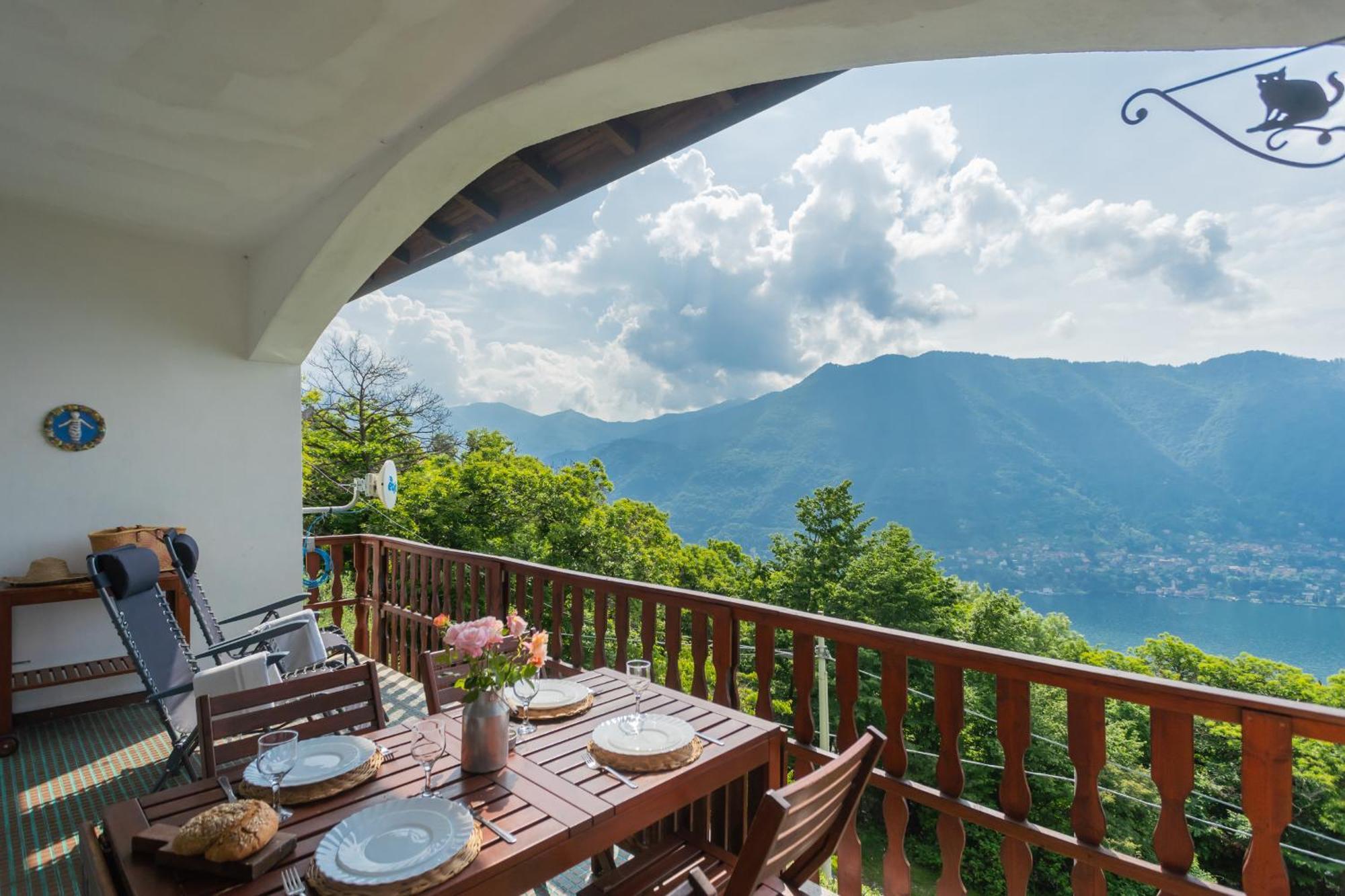 Top Lake View Villetta By Rent All Como Cernobbio Exteriör bild